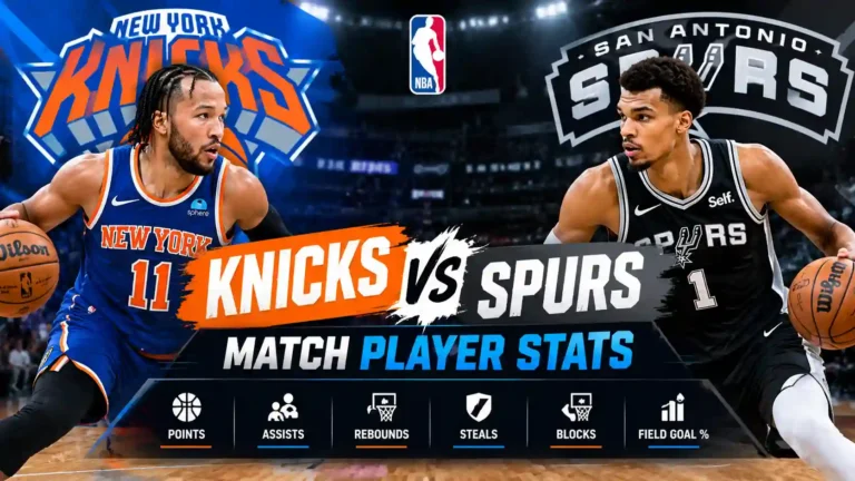 Knicks vs San Antonio Spurs Match Player Stats: The Complete 2026 Breakdown
